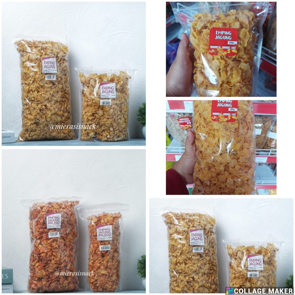 

Keripik Emping Jagung Pipih 500g