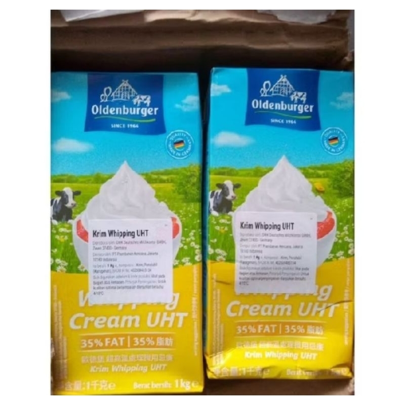 

OLDENBURGER WHIPPING CREAM UHT 1000ML