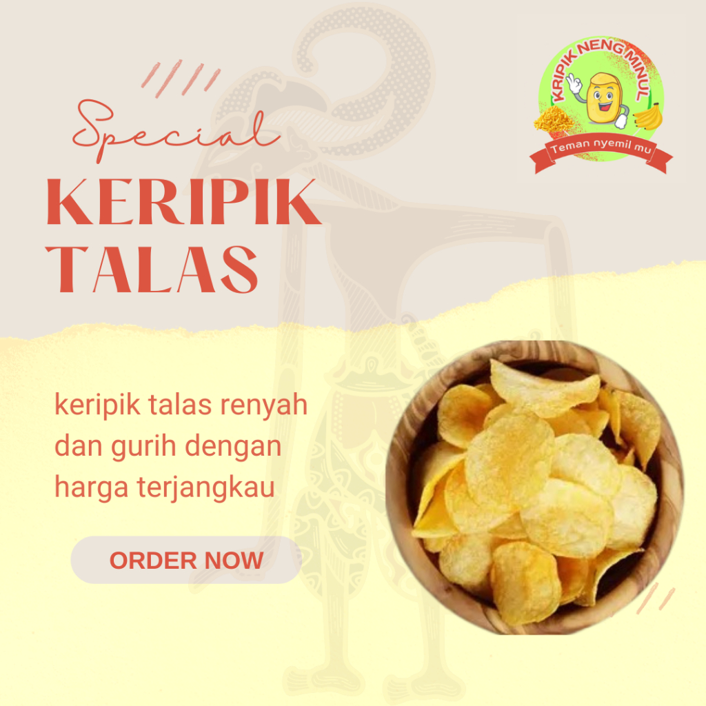 

Keripik Talas Original 200gr 400gr