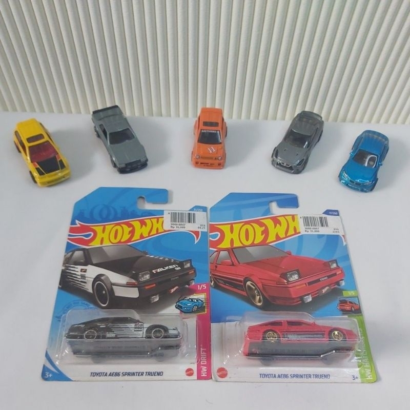 hotwheels toyota ae86 sprinter trueno