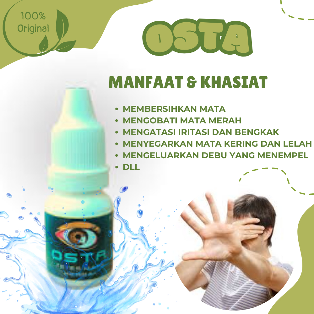 OSTA Obat Tetes Mata Paling Ampuh // Mengobati Mata Sensitif Terhadap Cahaya, Penglihatan Kabur, Mat