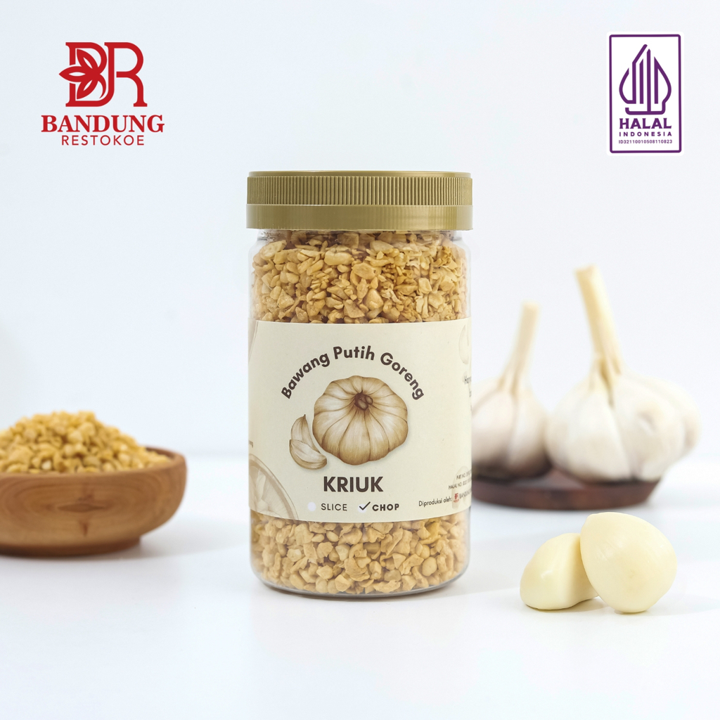 

Bawang Putih Goreng Kriuk 125gr - Cincang