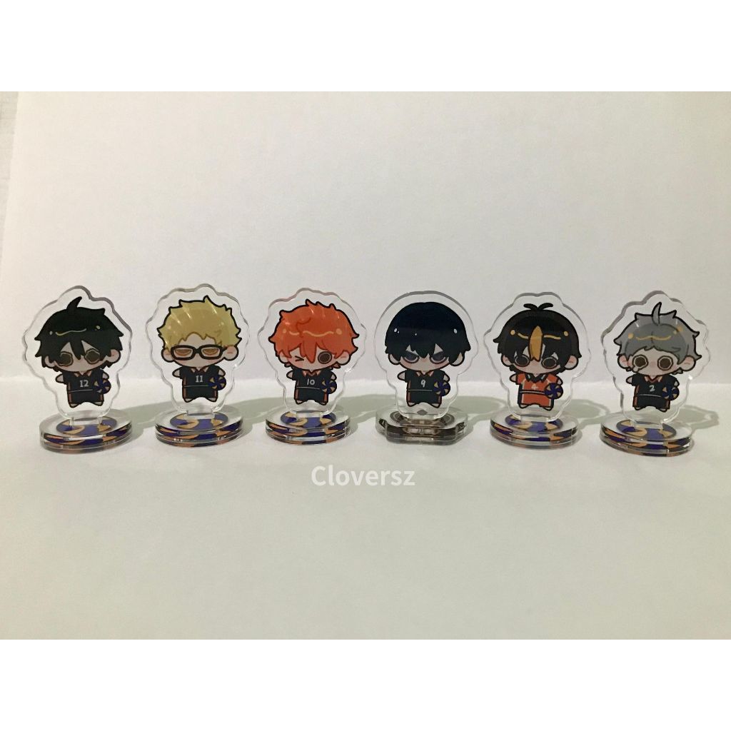 Haikyuu Mini Acrylic Stand Fanmerch Standee Karasuno Kageyama Hinata Tsukishima Yamaguchi Nishinoya