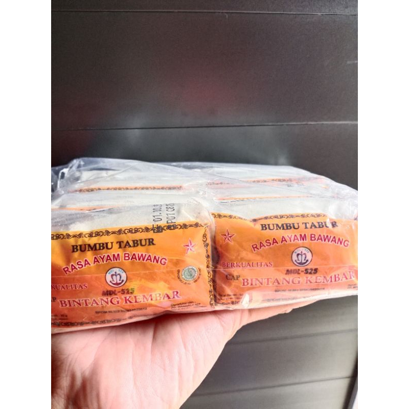 

Bumbu Tabur Rasa Ayam Bawang 1 Pack isi 12 Pcs