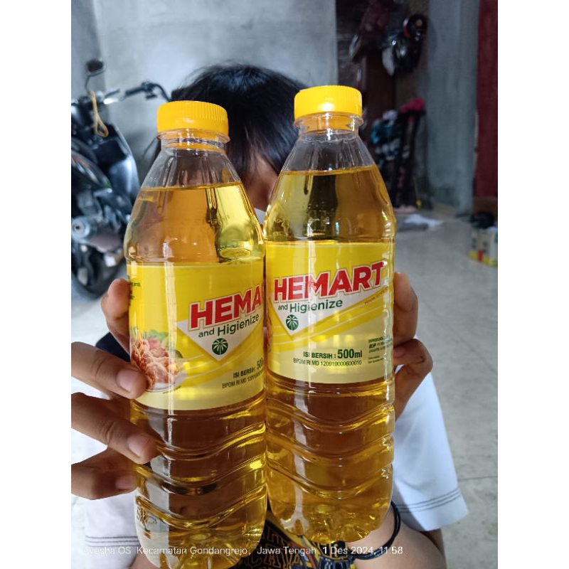 

MINYAK GORENG HEMART BOTOL 500 ML(1 BIJI)
