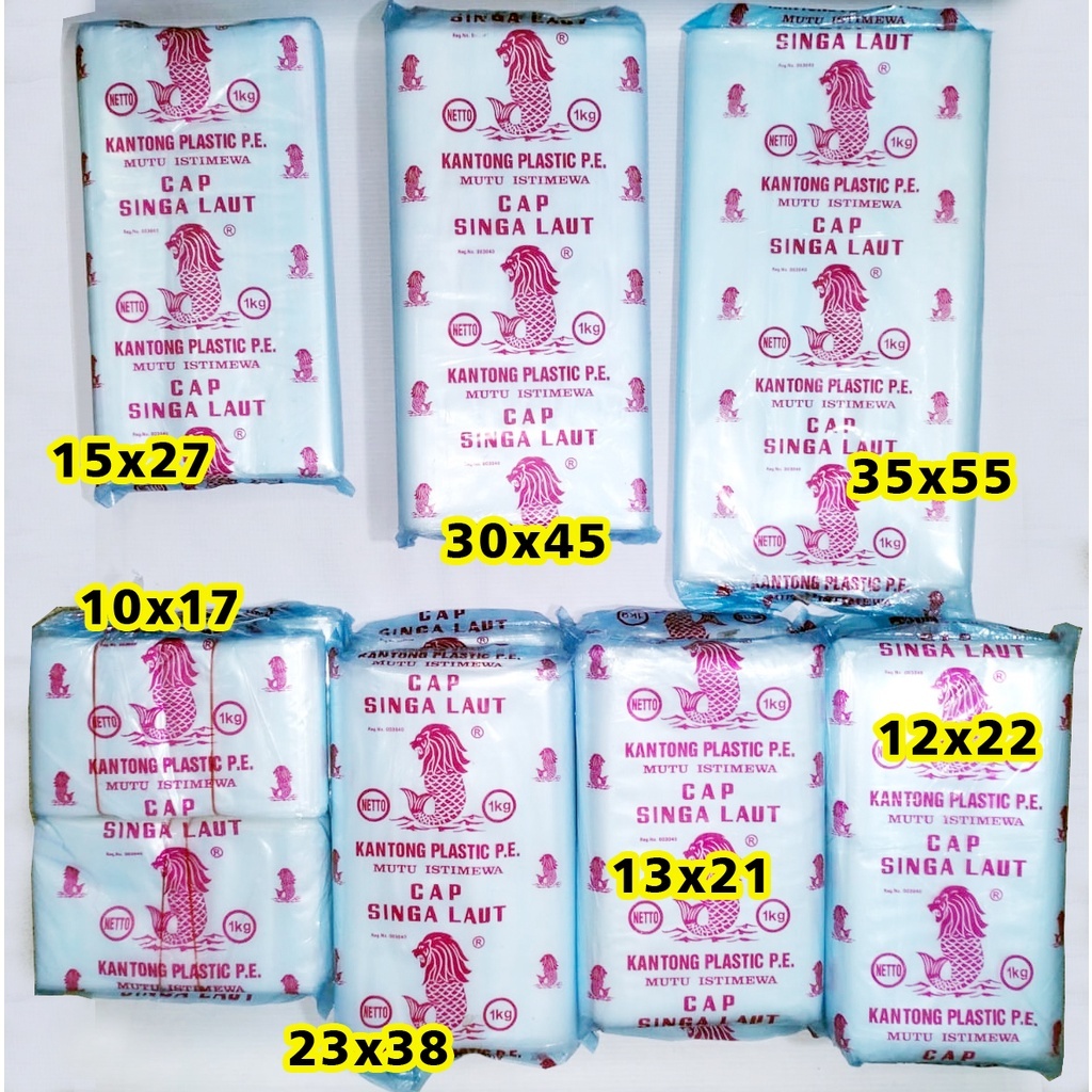 Plastik Pe SInga laut eceran 100gr