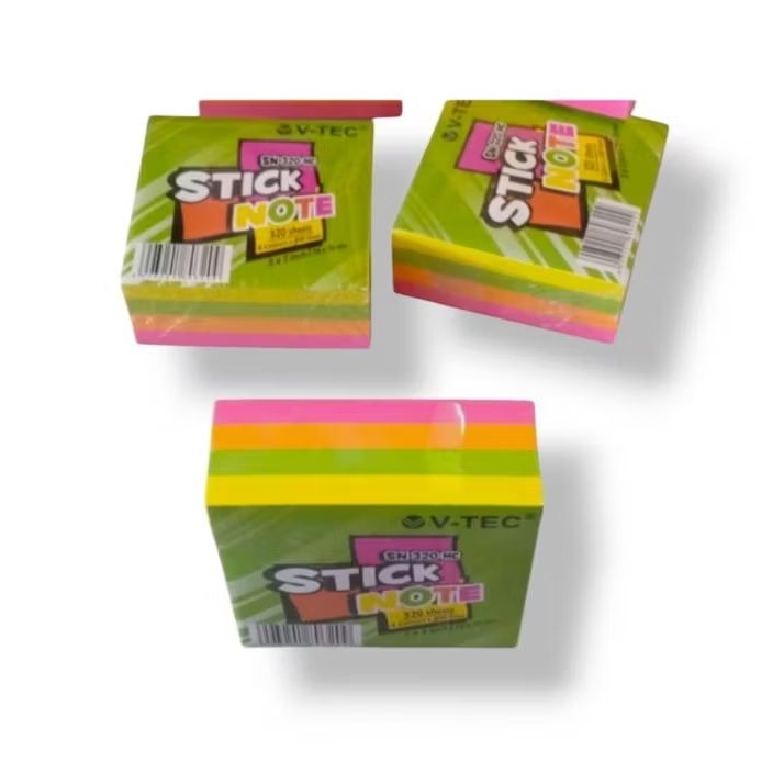 

sticky notes v-tec / kertas tempel berwarna / memo stick (1 pcs)