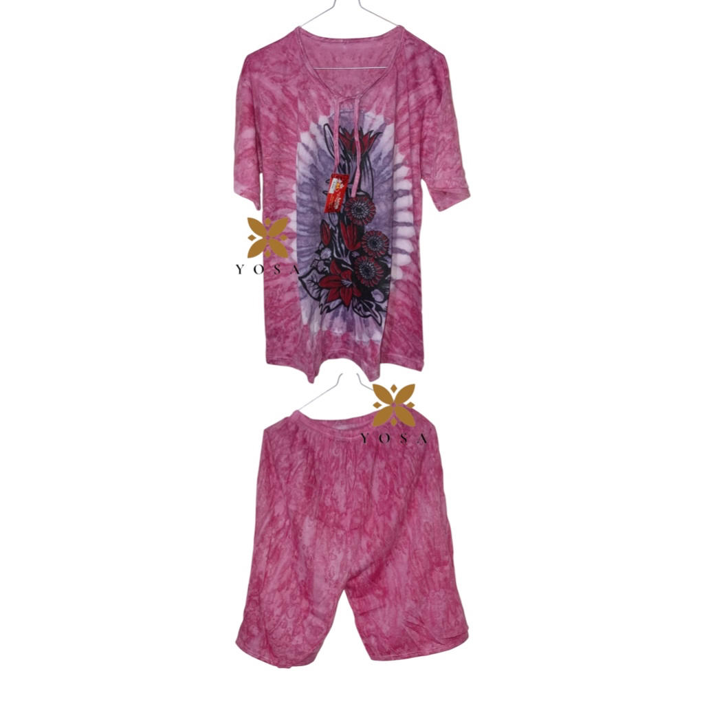 Baju Setelan Pendek Bali-Kulot Piyama