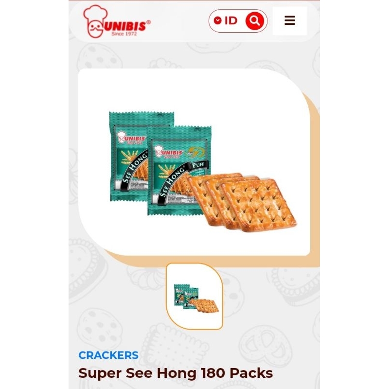 

SUPER SEE HONG PUFF ISI 20PCS x 27GR Snack Biskuit Cookies