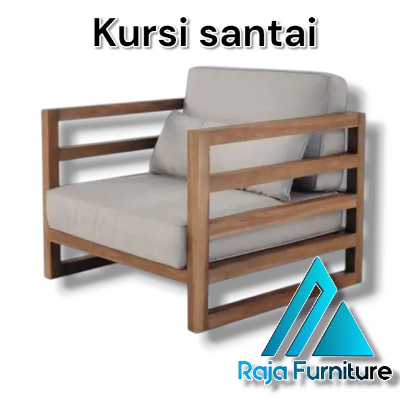 Raja Furniture Kursi Santai Bahan Kayu Jati Jepara