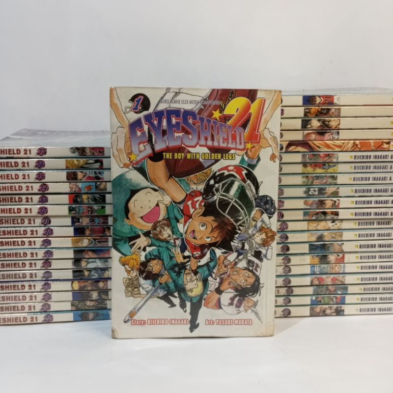Buku komik eyeshield 21 set 1-37 (tamat) original preloved