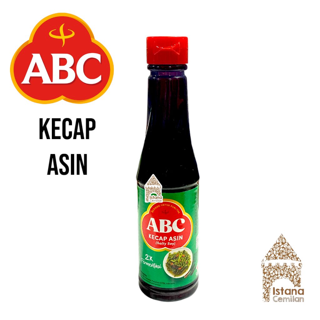 

ABC Kecap Asin Salty Soy Sauce Botol Meja 131 ML