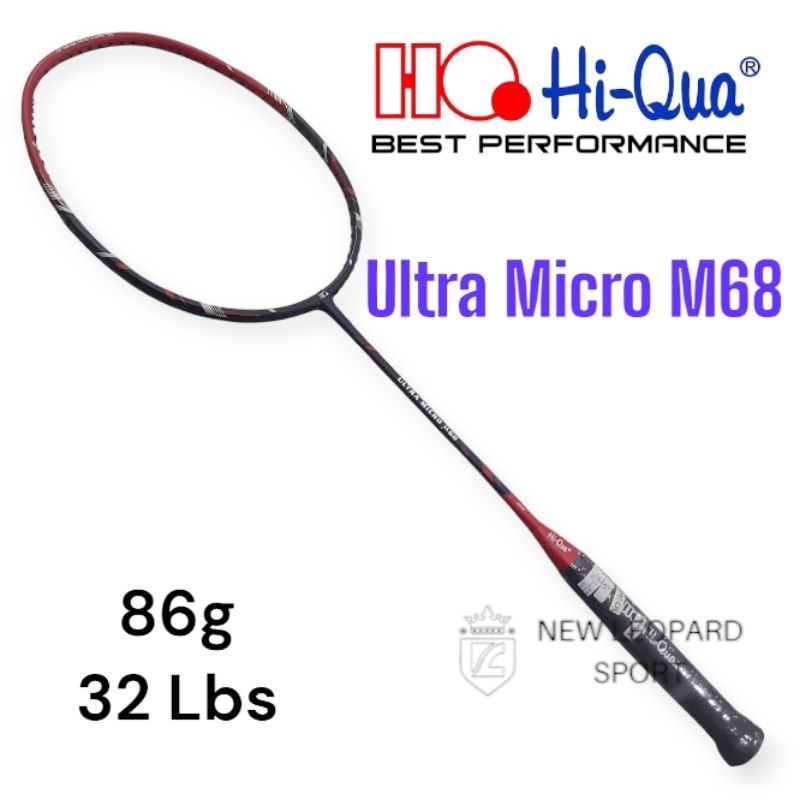 Raket Badminton HQ Ultra Micro M68/ Raket Bulu Tangkis Original