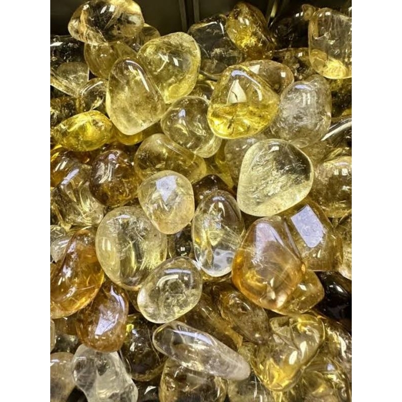 500g Kristal Citrine Kuarsa Asli Super Clear Gold