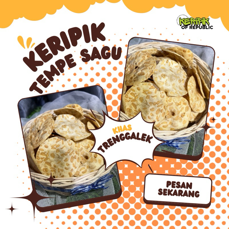 

Keripik Tempe Sagu Rasa Original Renyah