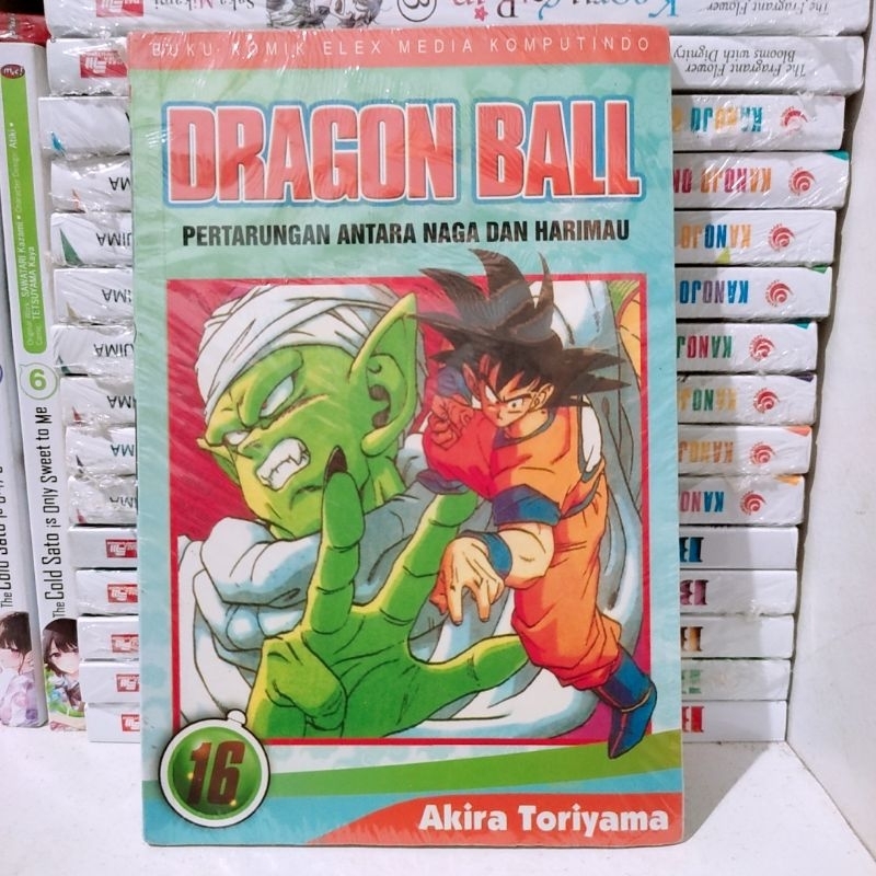 komik dragon ball cover hijau tosca vol 16 segel