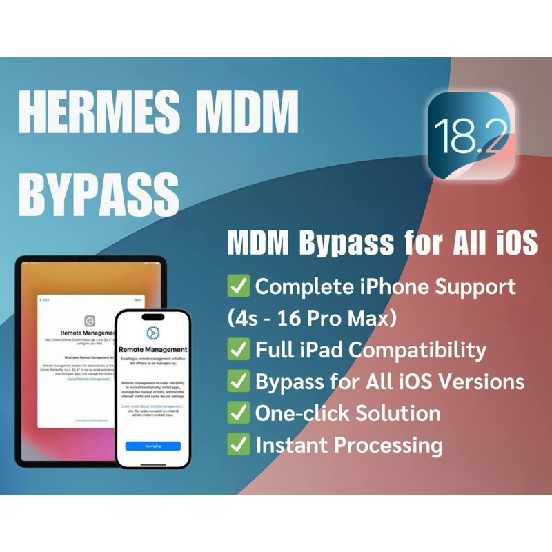 BYPASS MDM BUKAN BYPASS ICLOUD
