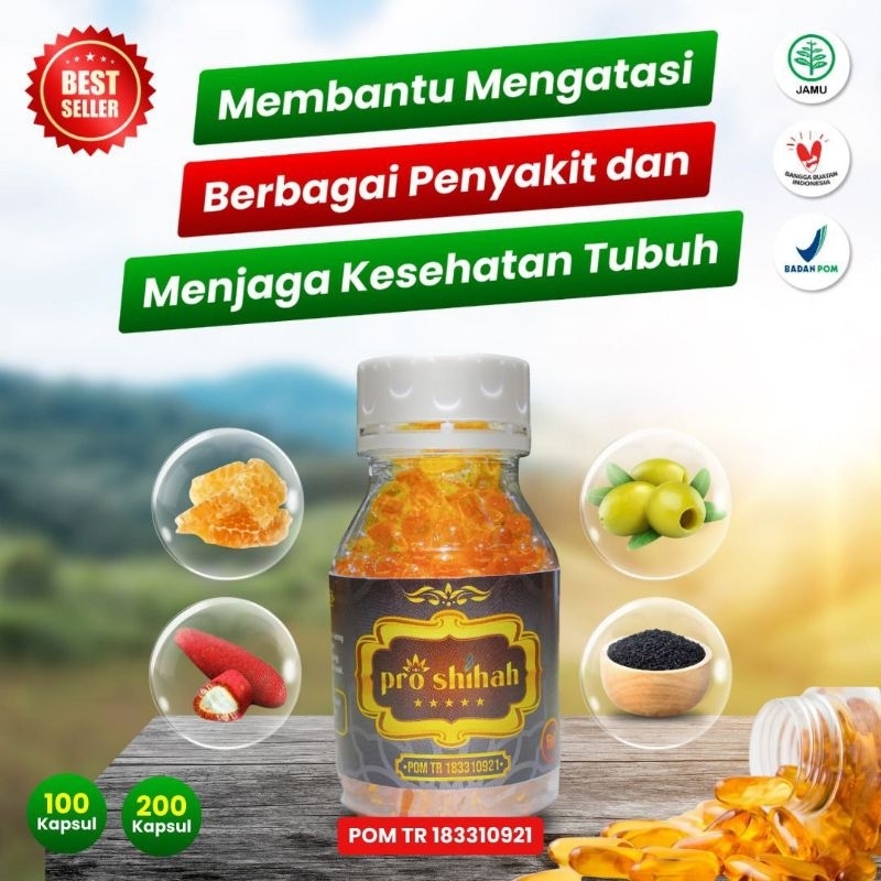 

Pro Shihah Premium Membantu Memelihan Kesehatan Tubuh Habbatus Sauda Zaitun Propolis Buah