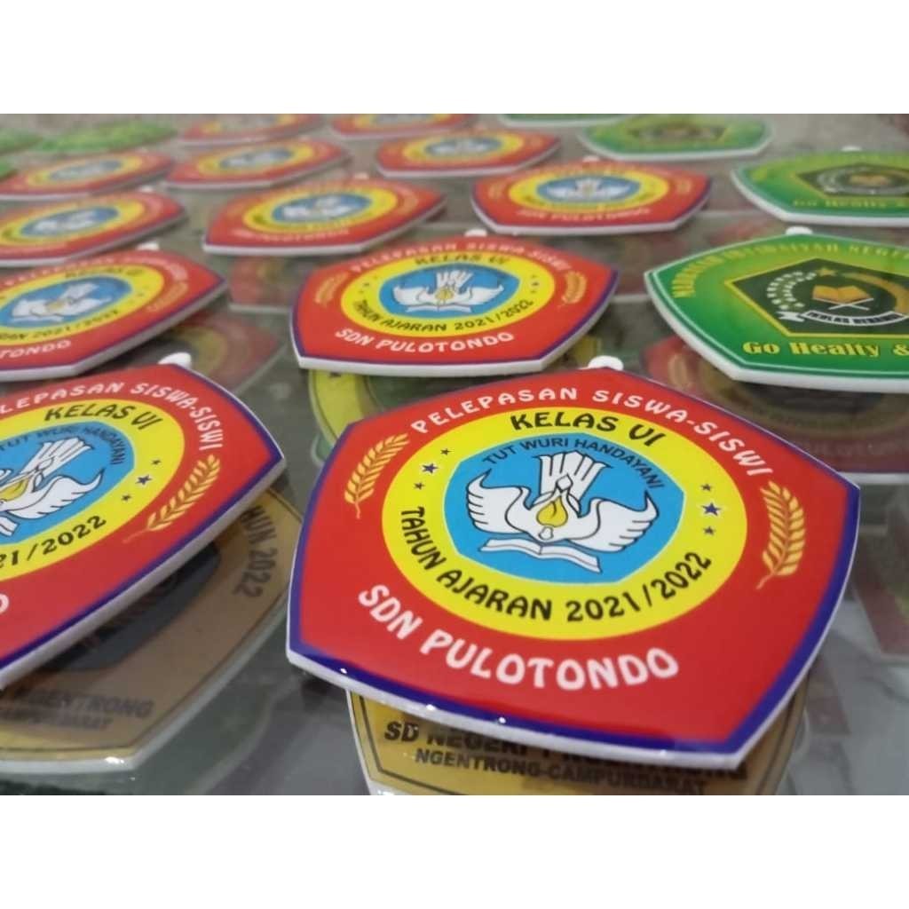 Bandul Medali Wisuda Akrilik/stainless lapis RESIN/Gordon Wisuda RESIN