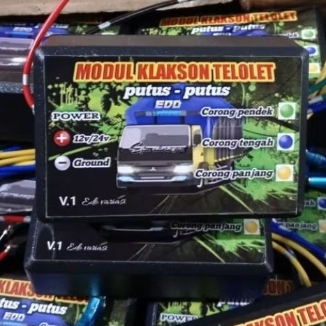 Relay Modul Klakson Telolet Putus Putus 3 Corong ala Marco Italy 12/24V