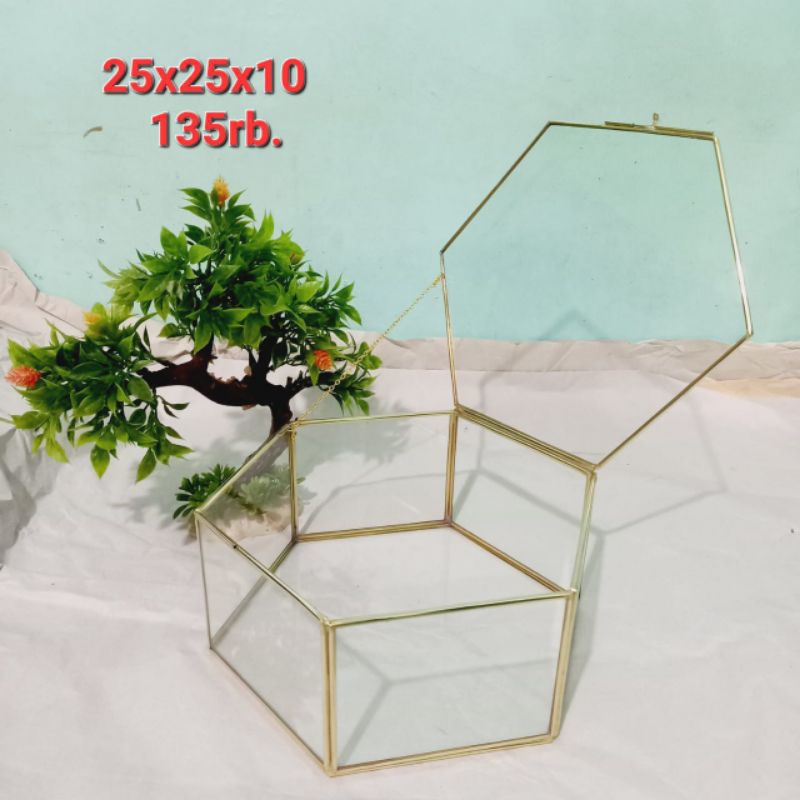 kotak penyimpanan transparan box hampers