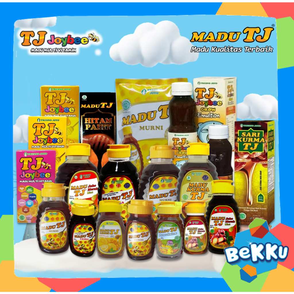 

Madu TJ Series / Murni Murni / Madu Extra Super / TJ Joybee Grow / Kurma / TJ Sari Kurma / Bekku