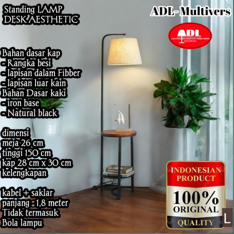ADL-floor lamp - lampu hias lantai - lampu sudut ruang tamu - lampu meja
