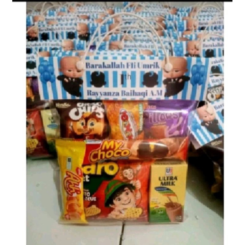 

30pcs Paket Snack Tentengan Ulang Tahun Anak