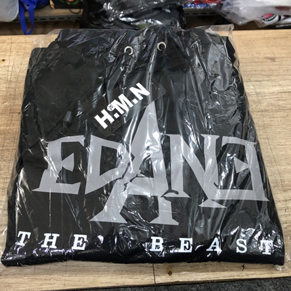 EDANE Hoodie Jumper Casual Bahan Black Cotton Fleece | READY STOCK LANGSUNG CO AJA