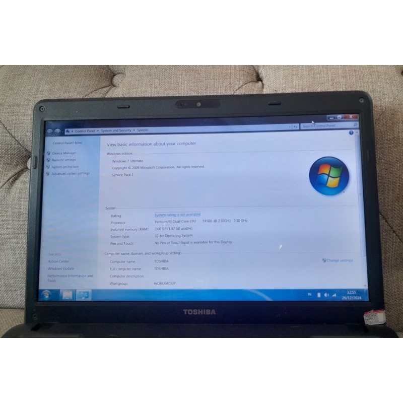 Laptop Toshiba C640