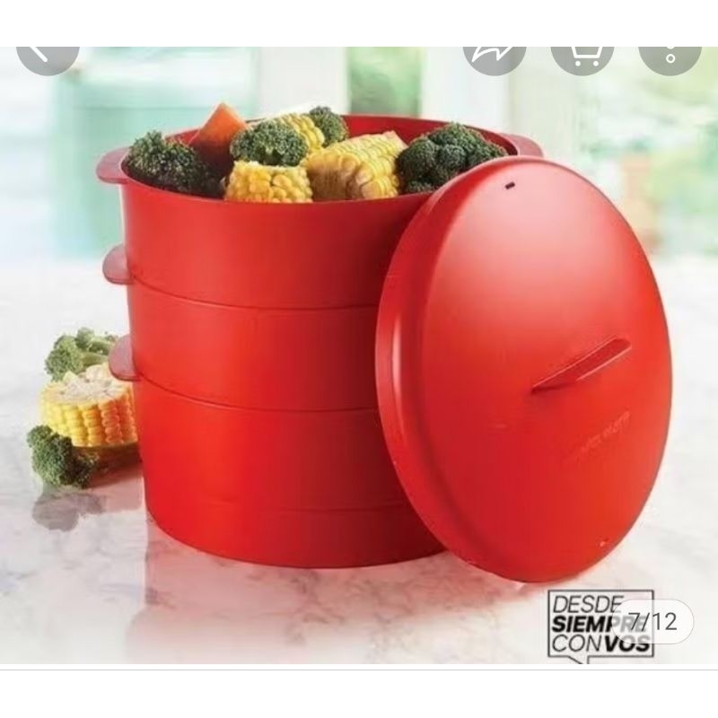 kukusan Tupperware 3 tingkat.Murah lebay