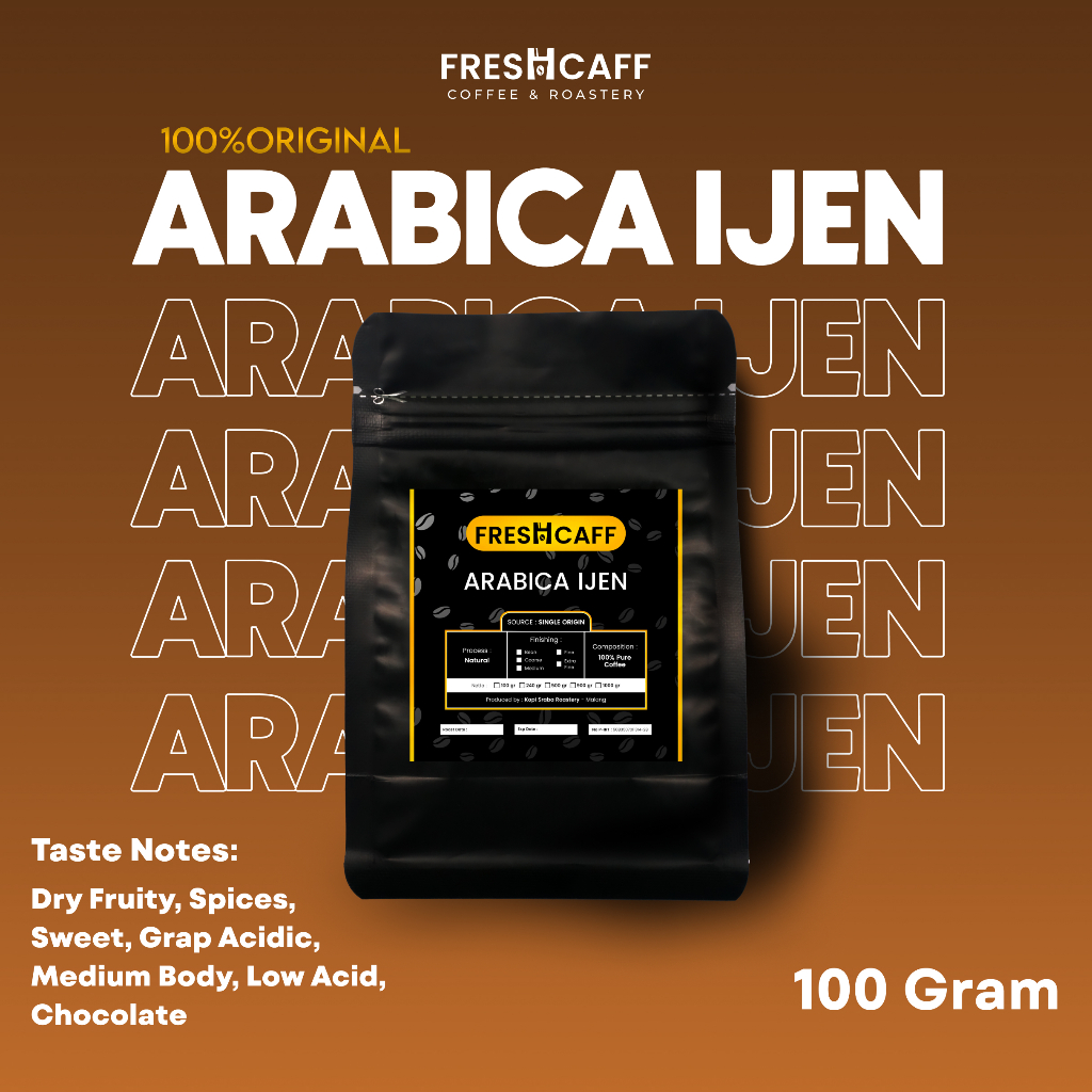 

Kopi Arabica Ijen Kopi Murni 100 gram