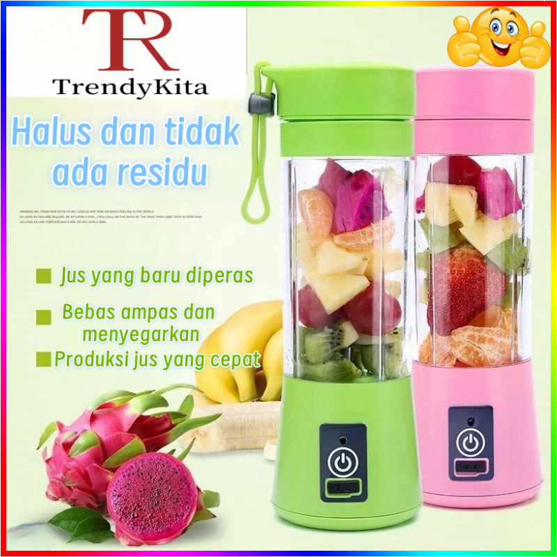 【COD】blender jus portable/Barang terlaris-blender jus buah /alat untuk buat jus/juser buah mini port