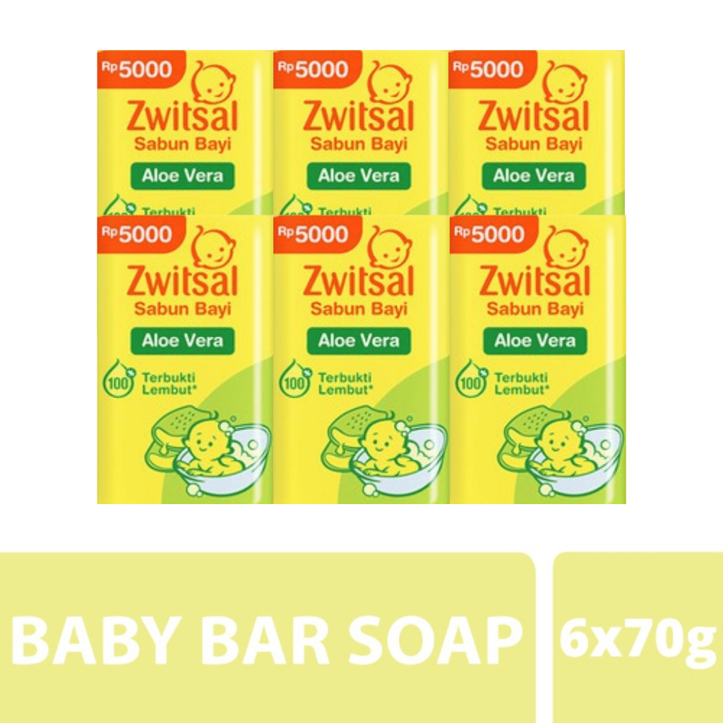 Zwitsal Baby Sabun Batang Classic 70gr Multi Pack