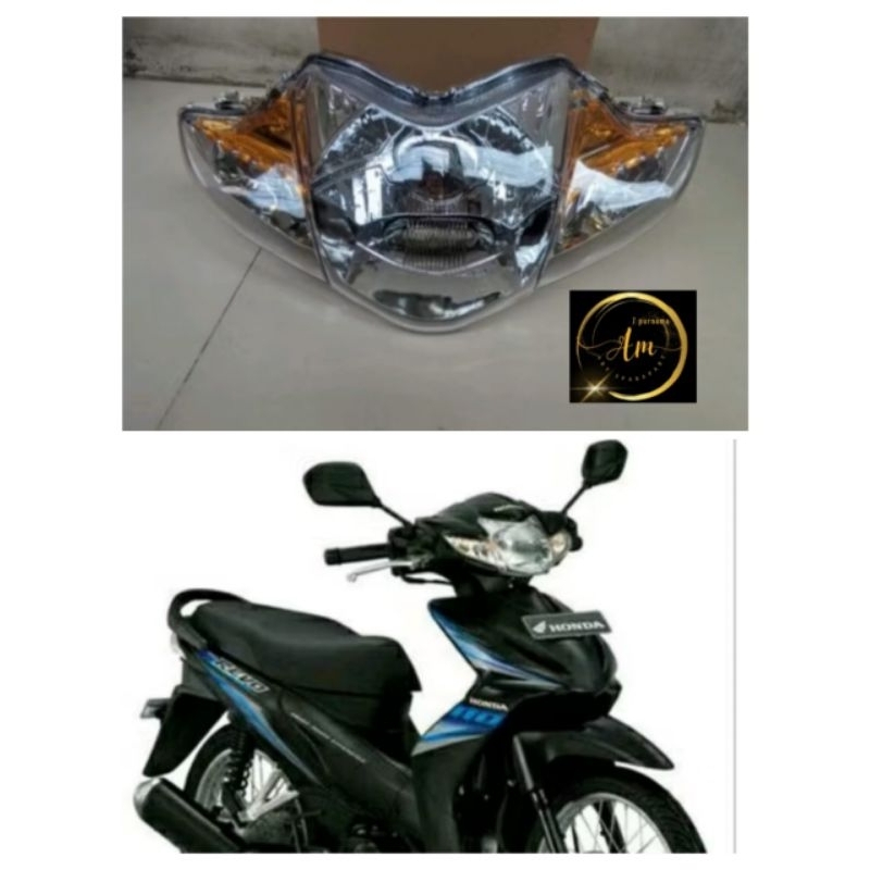 HEADLAMP LAMPU DEPAN ABSOLUTE REVO ORIGINAL