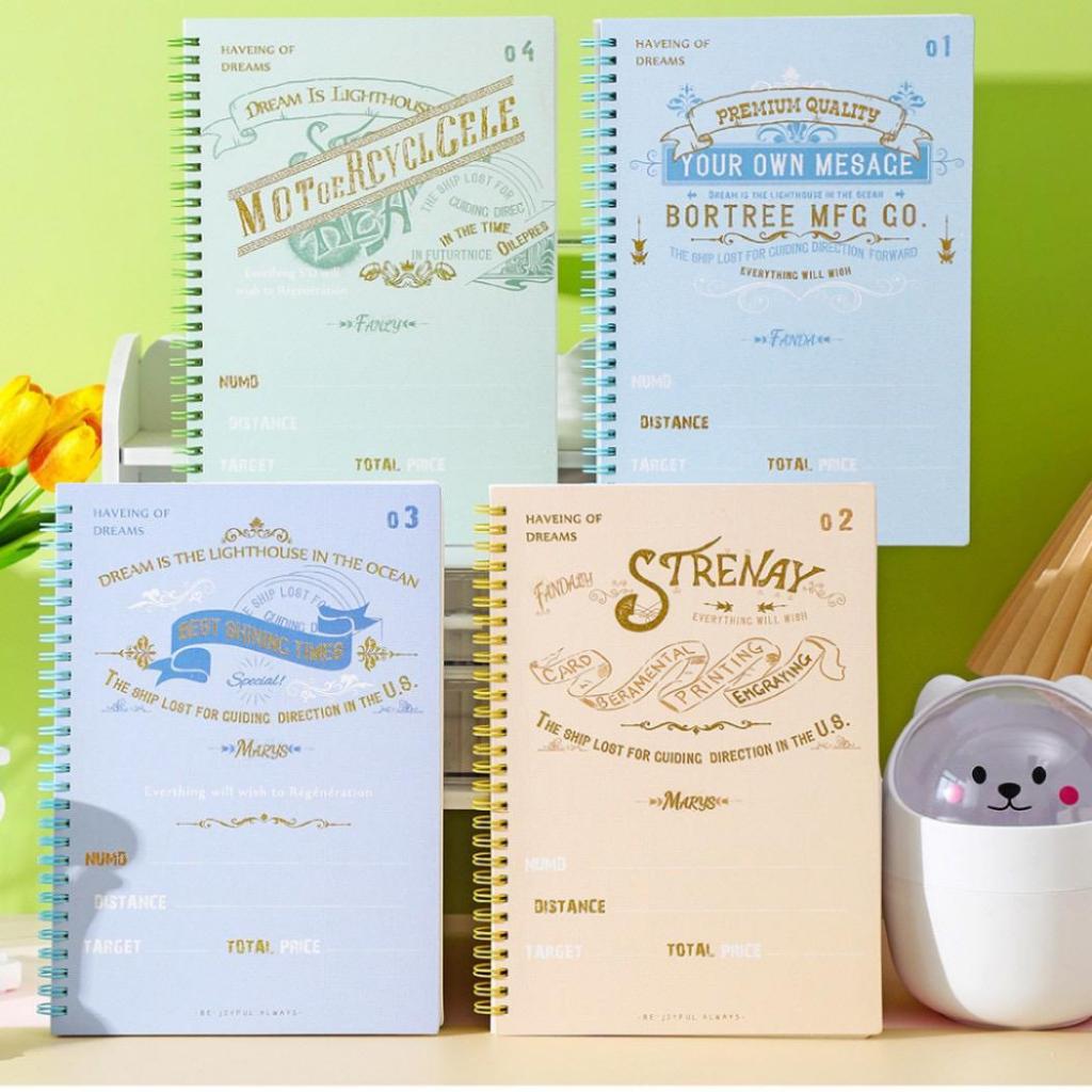 

BOBOMART 1 PCS Buku Tulis Ring A5 Depai DP2880 80 Lembar Spiral Notebook Murah Buku Catatan