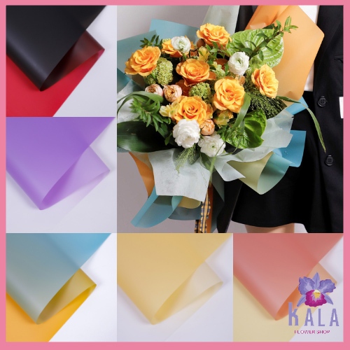 

Kertas Buket Cellophane 2 warna gradient KB6183