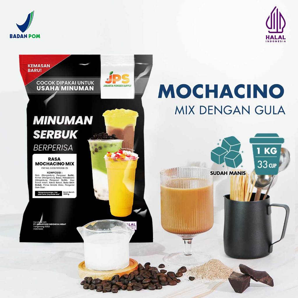 

Powder Drink JPS Bubuk Minuman Rasa Mochacino Mix 1Kg
