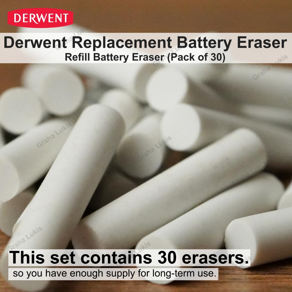 

mdn Derwent Replacement Battery Eraser - Refill Battery Eraser