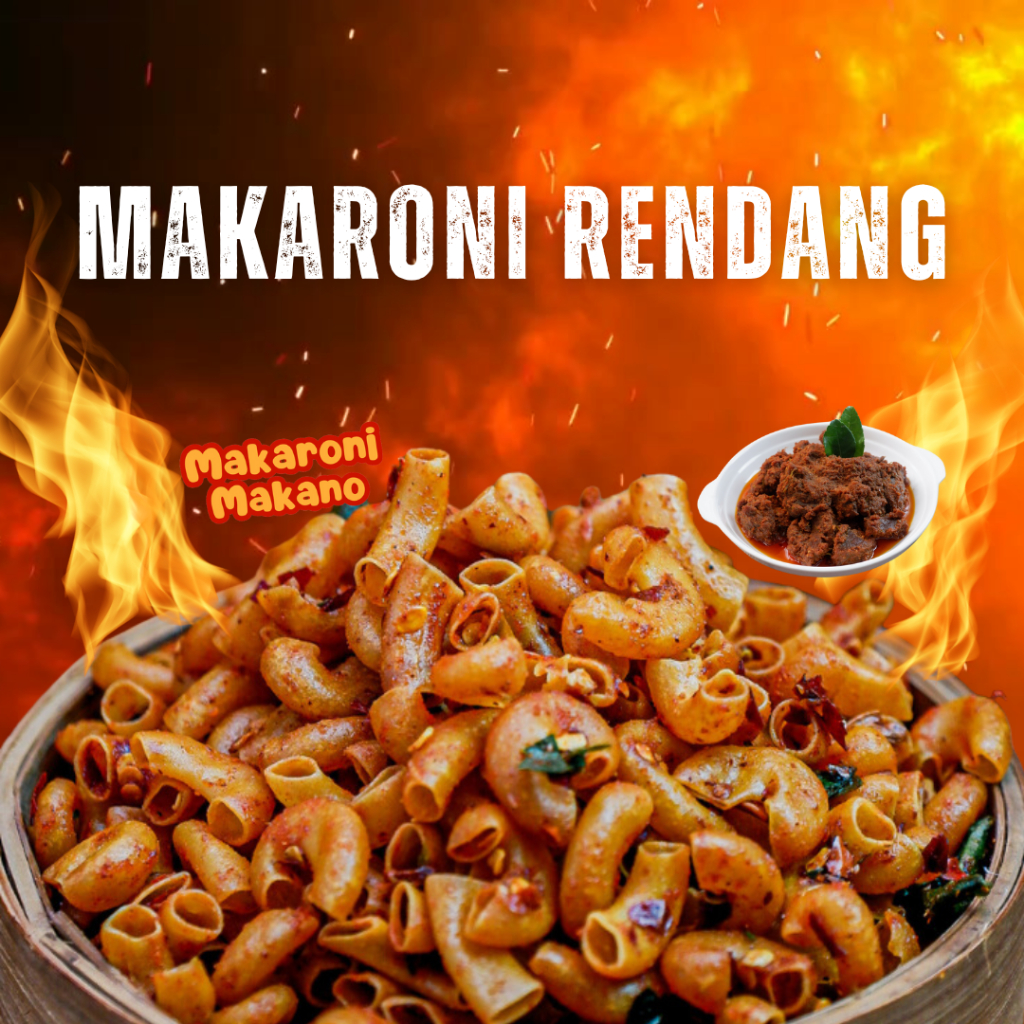 

Makaroni Bumbu Rendang 250g - Makaroni Makano