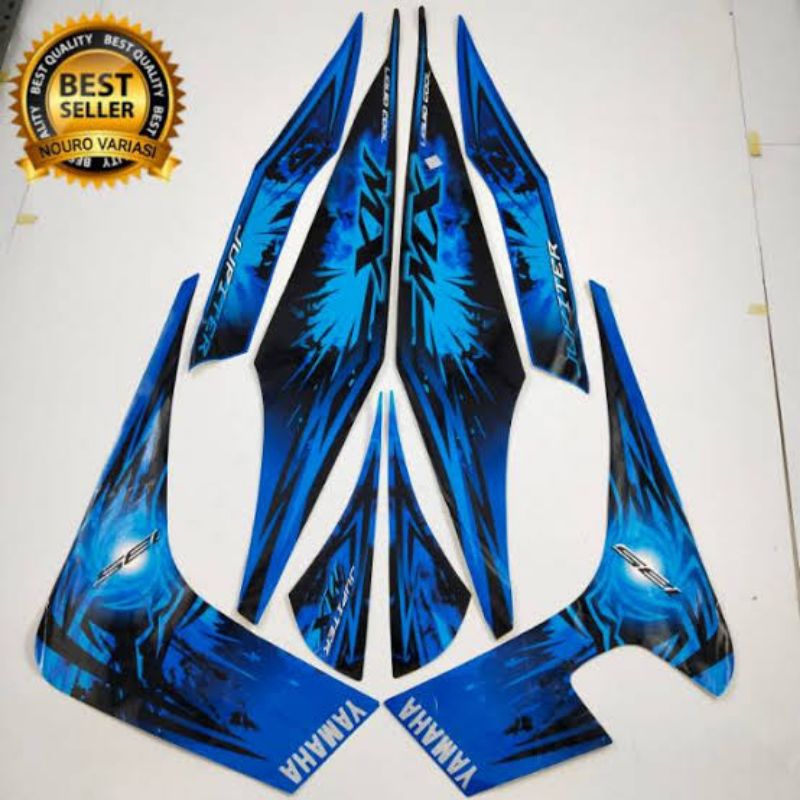 striping stiker yamaha Jupiter mx 135 tahun 2010