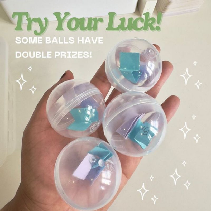 

Mystery Scoop Ball Snack | lucky ball | capsule scoop | hampers | kado