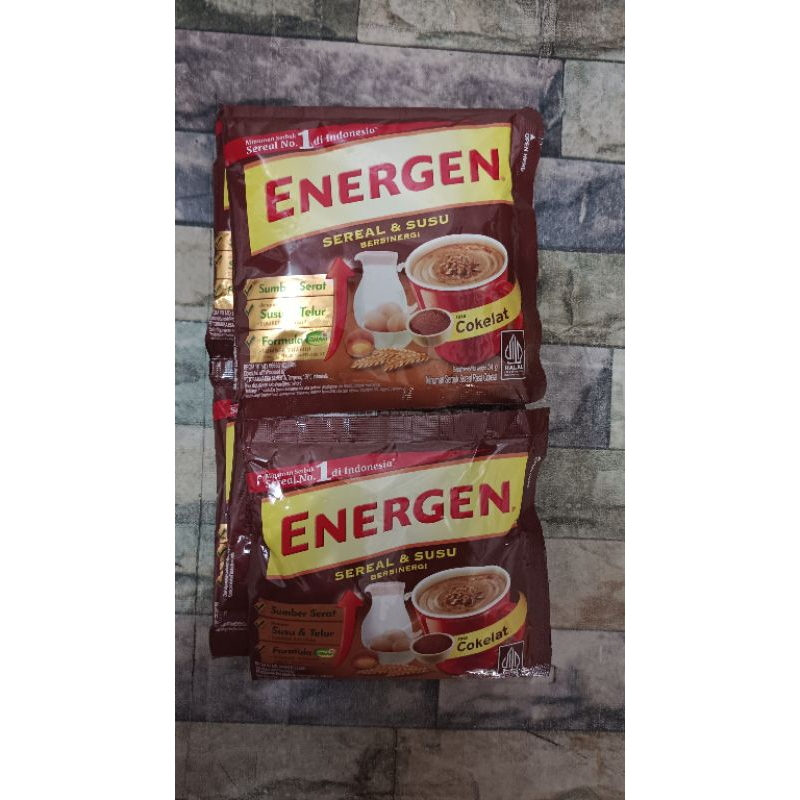 

Energen Sereal dan Susu Sarapan Sehat 1 renceng isi 10pcs