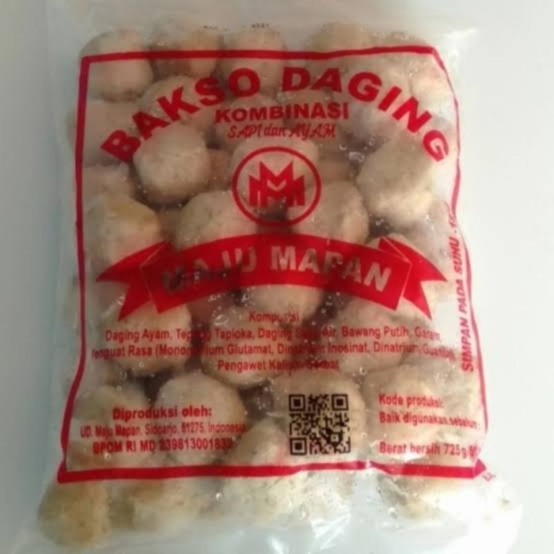 Bakso daging/ bakso sapi/ bakso maju mapan/ pentol maju mapan/ pentol bakso