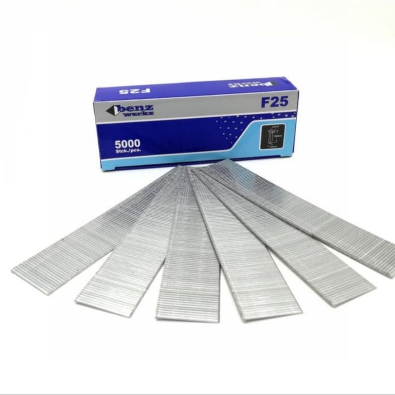 

Baru Benz F25 Mo Isi Staples Mata Paku Tembakan Lurus Nailer Gun F25