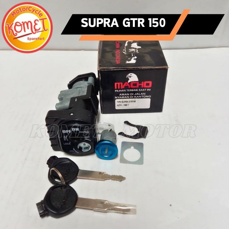 [KOMET] KUNCI KONTAK SET + JOK SUPRA GTR 150 [MACHO]