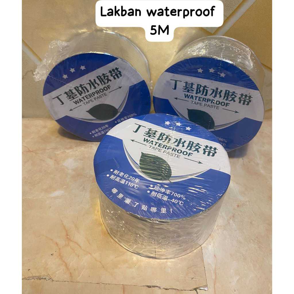 Lakban anti bocor/lakban waterproof/lakban anti air lakban anti bocor 5m