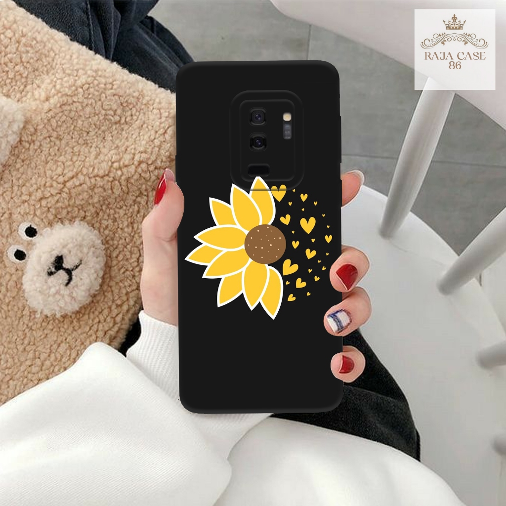 Softcase Samsung Galaxy S9 Plus - Rajacase - Case Samsung Galaxy S9 Plus - Motif Case Bunga - Case S