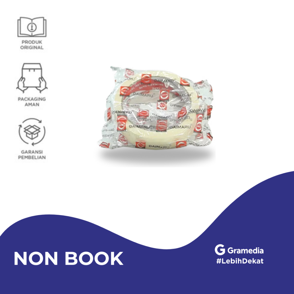 

Solasi Daimaru Masking 24 mm X 20 yard - Gramedia Jember