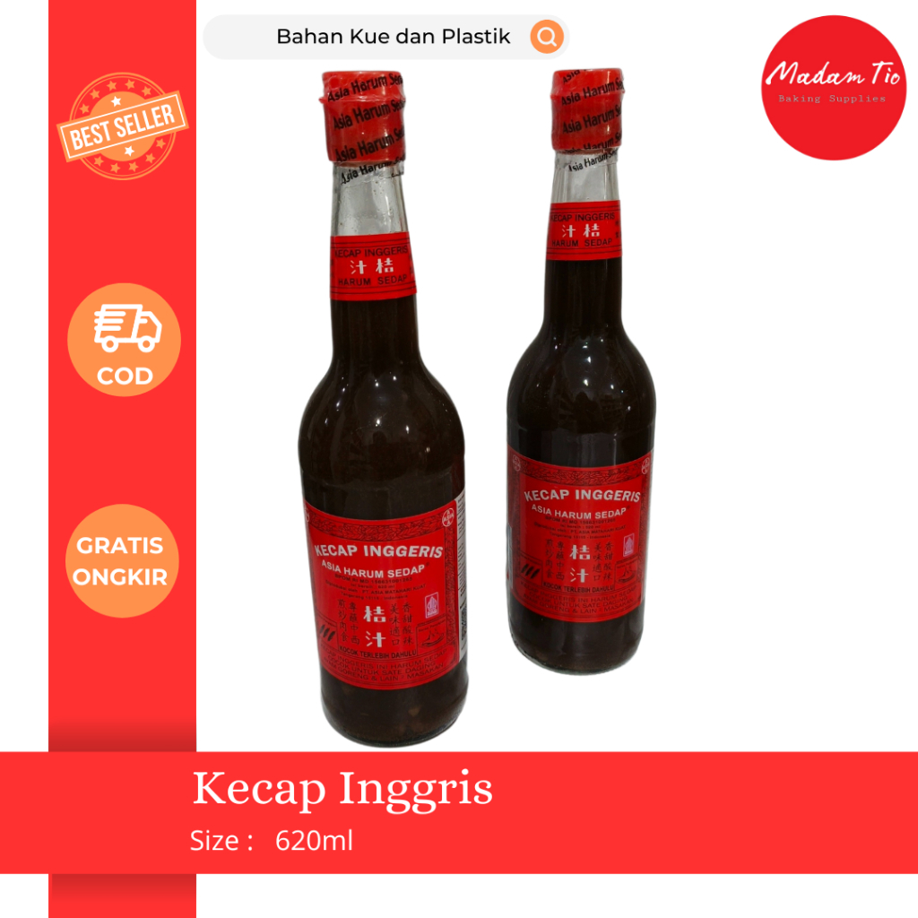 

Kecap Inggris 620ml 1 pcs